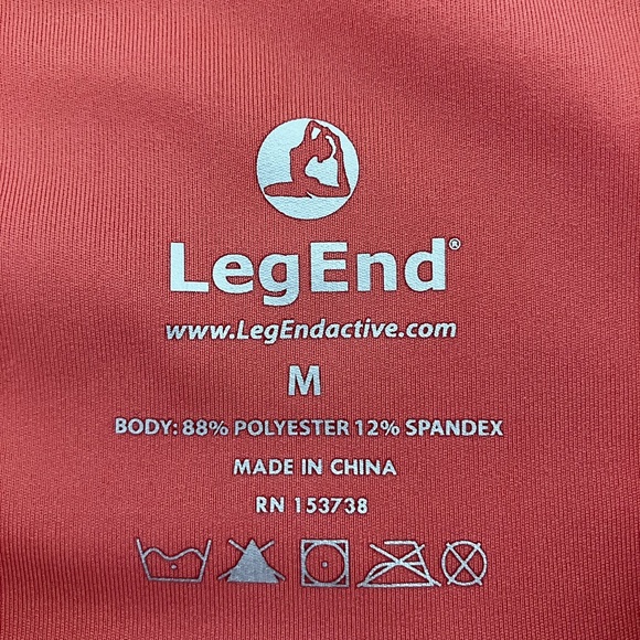 Pink leggings with pockets - Picture 2 of 4